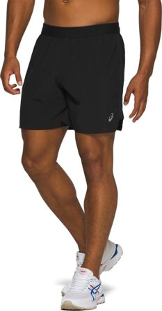 Asics Men's Road 7in Short Men workout shorts Black XL