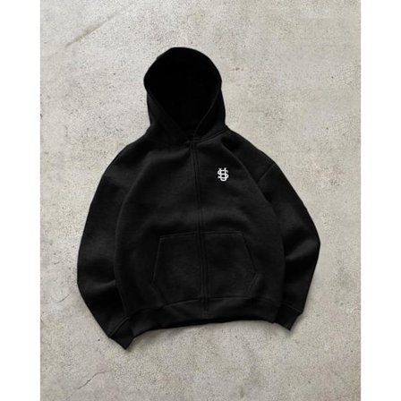 2025 Nyt Brev Broderi Lynlås Afslappet Mænd Suit Y2K Mænd Harajuku Mode Kvinder Retro Hættetrøjer Par Sweatshirts Sweatpants