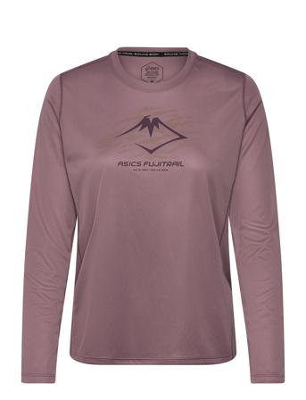 Fujitrail Logo Ls Top Sport Women Sport Clothing Sports Tops & T-shirts Sport Long Sleeve Tops Purple Asics