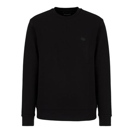 Emporio Armani, Sweatshirt Czarny, Mężczyzna, Rozmiar: 2XL
