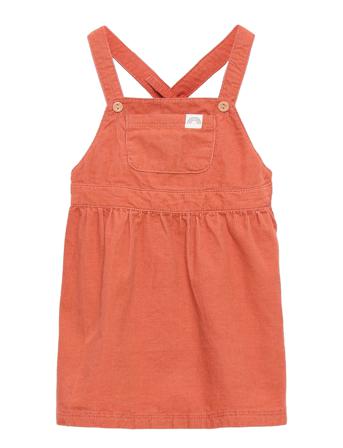 Dress Bib Solid Cord Red Lindex