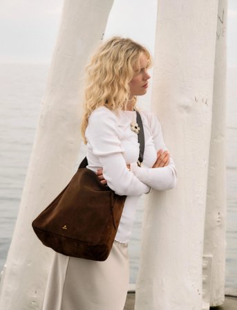 Adax Rozzano Shoulder Bag Jemma - Brown - ONE SIZE