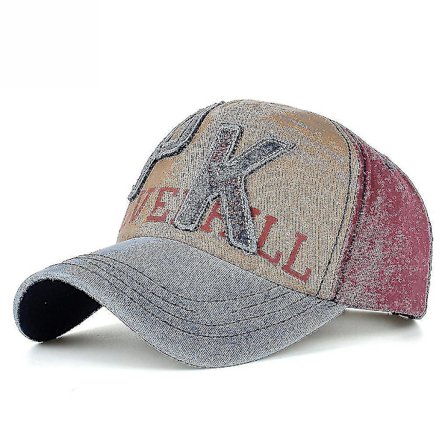 Pk Broderad Patch Baseball Cap Rhinestone Snapback Hat Gorra