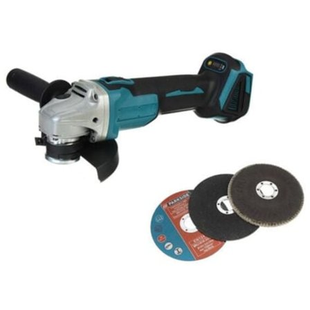 Sladdlös vinkelslip 125mm 18V 4 växlar för Makita Batteri + tillbehör (Endast maskin).pa