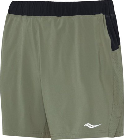 Saucony Men's Outpace 5" Short Men workout shorts Grey S