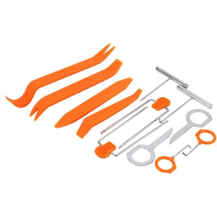 Demonteringsset - Lämpligt för bilradio, dörrpaneler och instrumentbräda - 12 i 1 set