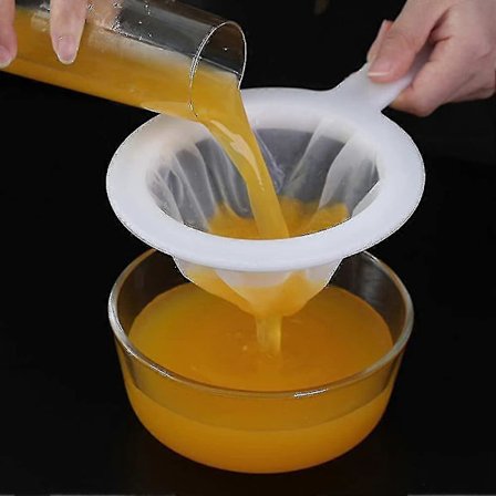 Matsil 3 st 100/200/400 Mesh, Kök Ultra Finmaskig Sil 15cm Diameter, Ultra-finmaskig Sil, Slagg