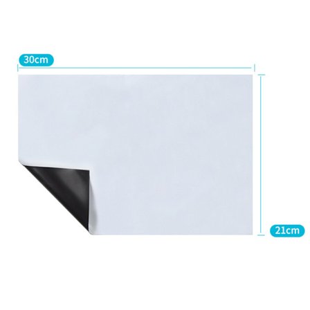 A3 A4 magnetisk whiteboard-påminnelse Kylskåp Familjeanslagstavla Office Memo Kylskåp