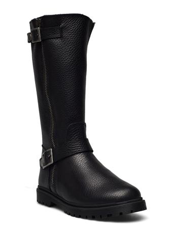 Hand Made High Boot Vinterstøvler Pull On Sort Arauto RAP