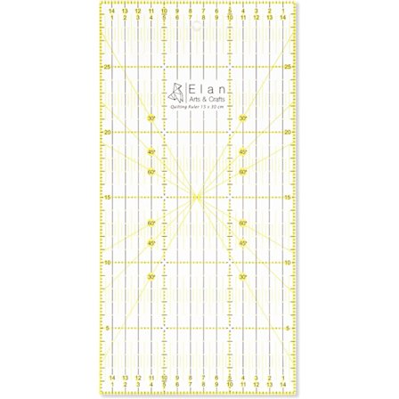 Patchwork linjal 30 cm x 15 cm, sylinjal