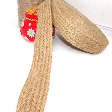 Flettet Jutebånd Reb Jute Reb 3CM