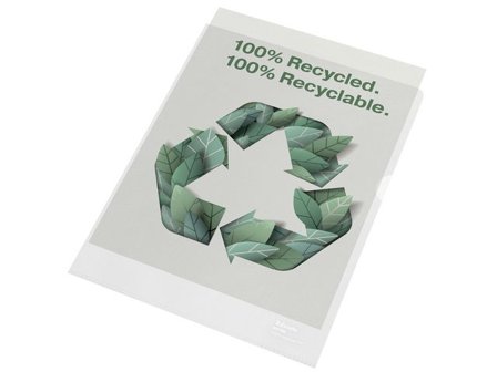ESSELTE Mapp recycled A4 0,10mm 100/fp - Lyreco - Kontorsmaterial - Mappar och plastfickor - Plastmappar och aktmappar