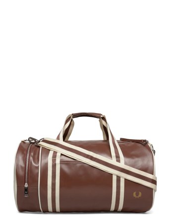 Fred Perry Classic Barrel Bag - Brown - ONE SIZE