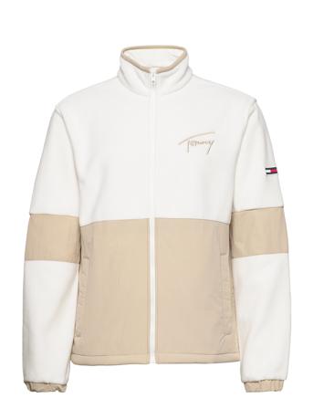 Tjm Mix Media Retro Jacket Sweat-shirts & Hoodies Fleeces & Midlayers Multi/mønstret Tommy Jeans