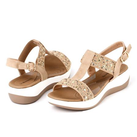 Kvinnors Sandaler Med Öppen Tå Låga Skor