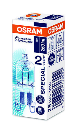 OSRAM Lyspære Halogen ovn pin 25W 230V klar G9