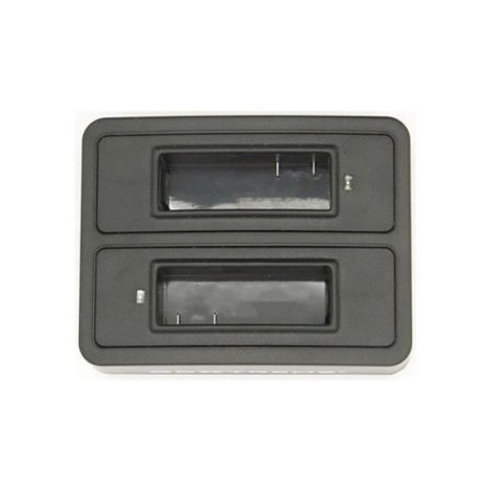 Batterioplader til GoXtreme Vision 4K - Easypix - Sort - Samtidig opladning af to batterier