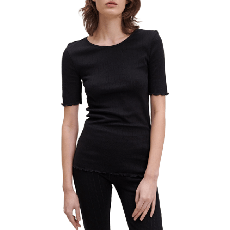 Skall Studio Edie Tee T-shirts & toppar Dam Svart S