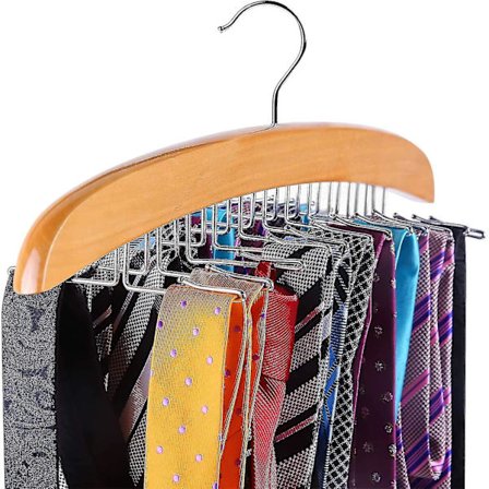 Slipsholder Wood I Premium garderobe Slipshengere, kleshengere