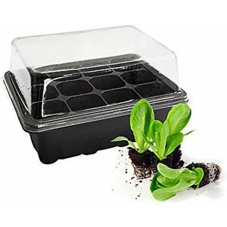 5-pak Frøplantebakke, Mini Drivhus Til Frøplanter, Dyrkningsbakker Med Låg, Haveformere Til Frøstart Og Vækstspiring
