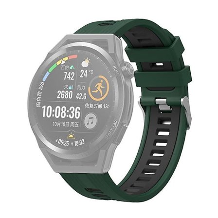 20mm silikon sportband för Galaxy Watch4/5/6 40mm 44mm/Watch6 Classic 43mm 47mm/Watch 5 Pro 45mm