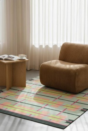 Sigrid 160X230 Green/Multicolor Wool Rug