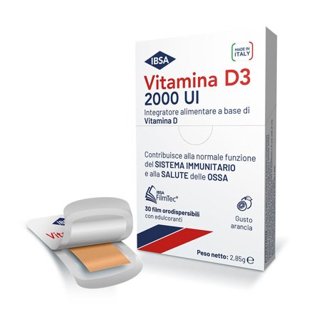Ibsa Vitamina D3 2000UI: 30 Film Orodispersibili