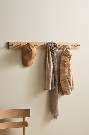 Jotex - Wieszak 100 Cm Bielony dab - HAVÄNG - Kup Meble do przedpokoju firmy Jotex