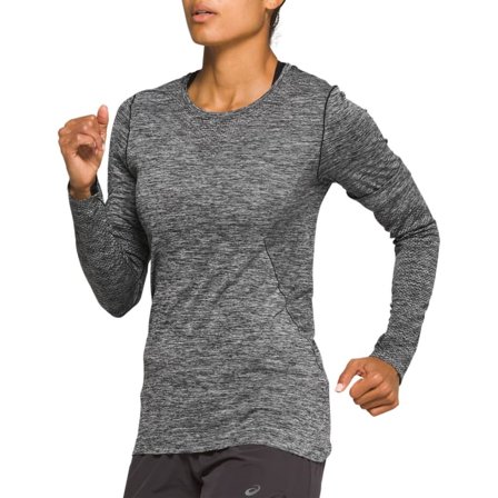 Asics Women's Race Seamless Ls Women long-sleeved training tops Grey M