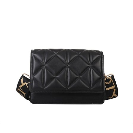 Ternet broderitråd lille firkantet taske - enkelt skulder crossbody taske