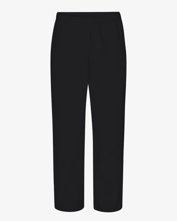 Organic Straight Leg Sweatpants - Deep Black