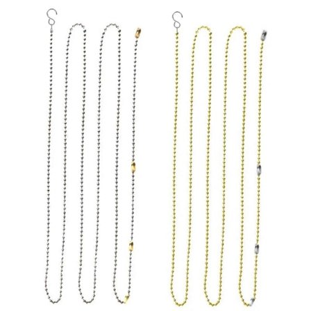 2 stk. højde kæder med kroge, nøjagtig passende længde, måling, ikke-ætsende volleyball net højde kæder, træningsudstyr