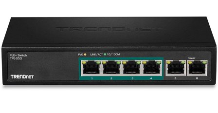 TRENDnet TPE-S50 Switch metall 4 porter, Datamaskin & surfing
