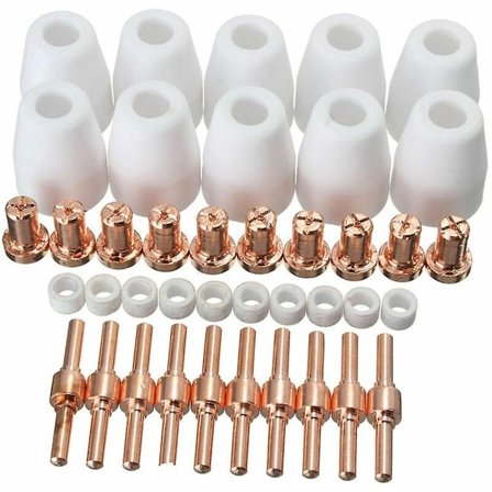 40 st Plasmaskärare Förbrukningsvaror för PT-31 CUT40 50 LGK40 Brännare