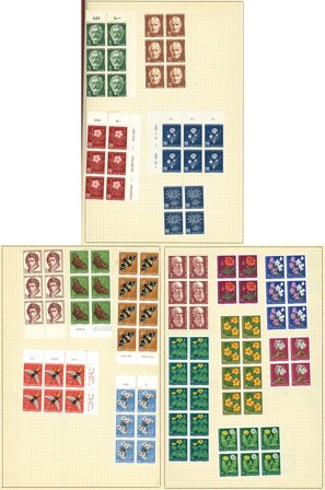 Schweiz - Samling af Pro Juventute i blokke i 1 album