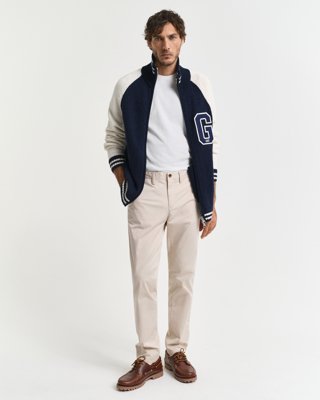 GANT - Slim fit twillchinos til herre putty