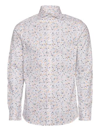 Toti L/S Shirt Skjorta Casual Multi/mönstrad Bertoni