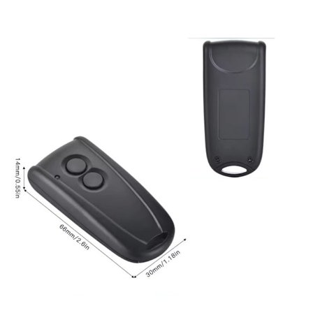 2 stk. Garasjeportåpner for EcoStar RSC2-433 RSE2-433, RSZ1-433, Grind Håndholdt sender f_Spesiell gave