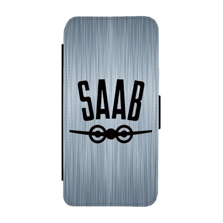 SAAB Logo Innan 1969 iPhone 13 Mini Flip Mobilfodral
