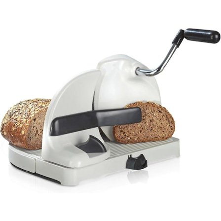 Manuel brødskærer med justerbar skivetykkelse
