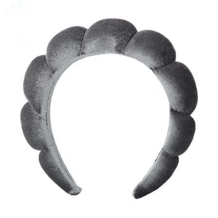 Sponge Pannband för Makeup GRÅ