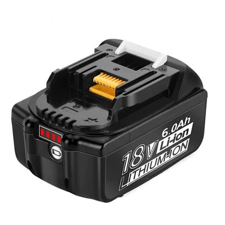 6,0 Ah 18 V Erstatningsbatteri til Makita BL1860/BL1850/BL1840/BL1830 Trådløse elværktøjer og oplader