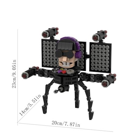 Skibidi Toalettblock Titans Cameraman Titans Speaker Man Building Blocks Figur