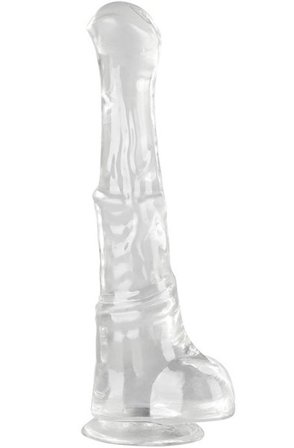 Jumpy Clear Monster Dildo L 33,5 cm Monster dildo - Blushme.se