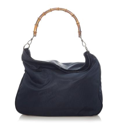 Gucci Vintage, Pre-owned Shoulder Bag Blauw, Dames, Maat:ONE Size,nylon