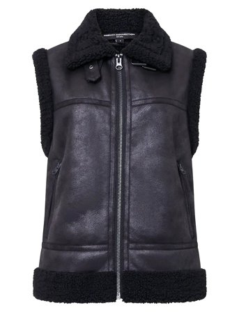 French Connection | Camry Faux Suede S/Less Gilet | XS