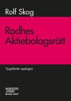 Rodhes aktiebolagsrätt, ISBN: 9789139208488