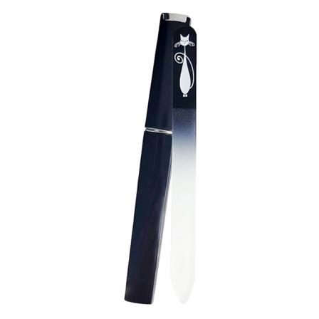 Glass neglfil med etui – Krystall fingerneglfiler