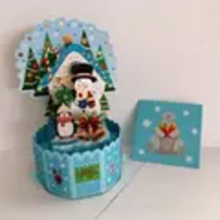 3D Pop Up Joulukortti Hyvää Joulua Kortti Uusi Vuosi Onnittelukortti Siunaus Postikortti Joutsen Merenneito Kiitoskortti Deko Lahja 5