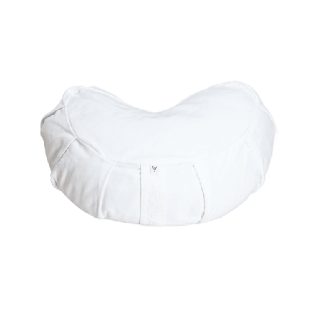 Yogiraj Meditationskudde Meditation Cushion, Crescent Sporttillbehör Unisex Vit